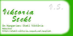 viktoria stekl business card